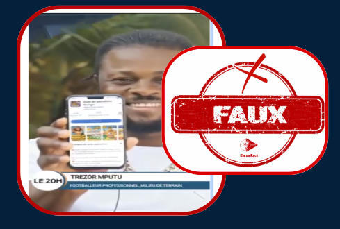 Attention, cette vidéo prétendant montrer Trésor Mputu faisant la promotion d’une application d’enrichissement est un fruit de l’IA