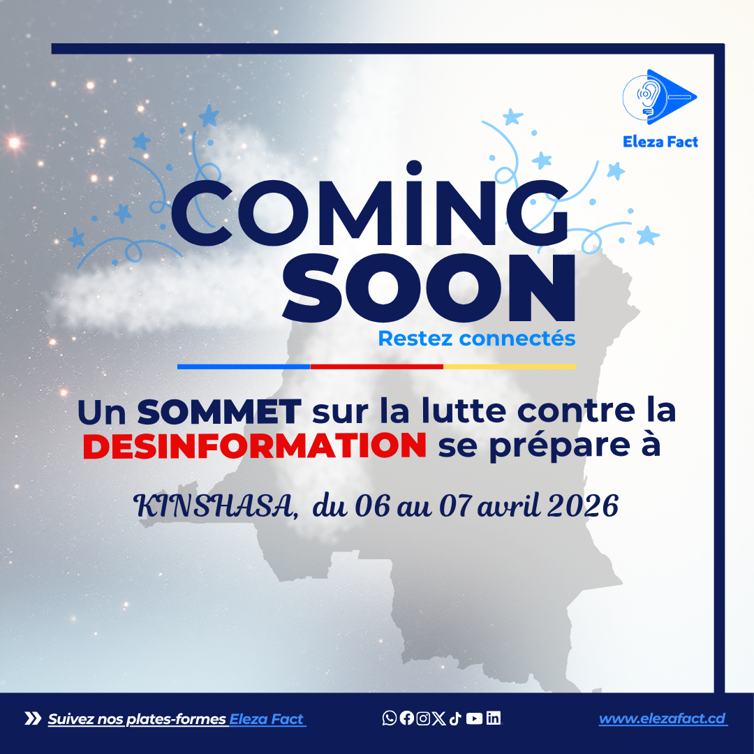 Lutte contre la désinformation : Eleza Fact convoque le premier sommet national en RDC
