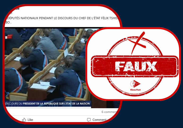 Attention, cette image montrant des députés dormant à l’Assemblée nationale n’est pas authentique