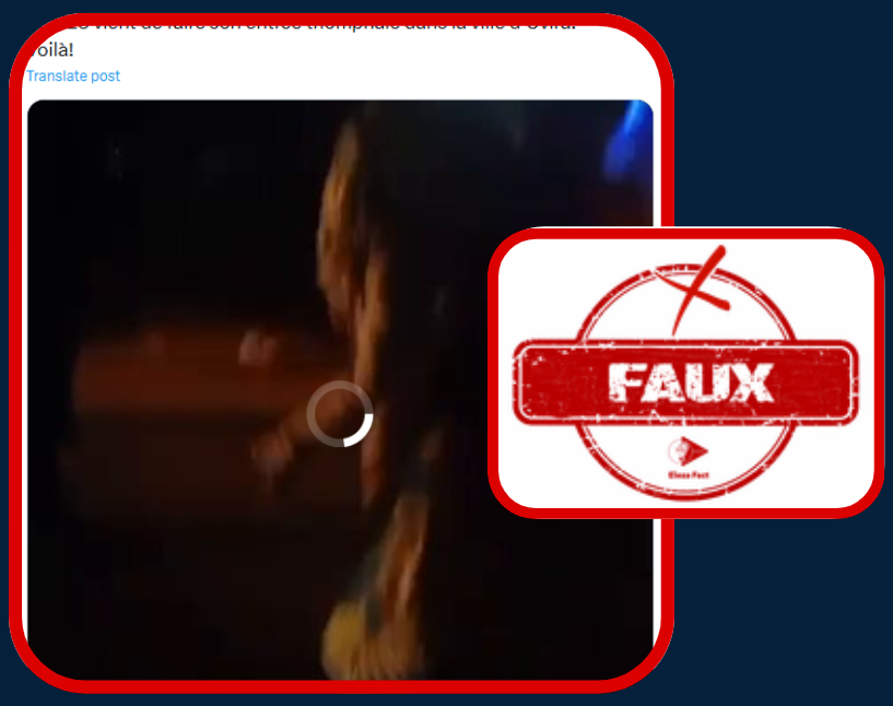 Attention, cette vidéo prétendant montrer l’arrivée de l’AFC/M23 à Uvira en décembre date en réalité de février 2025 à Kamanyola