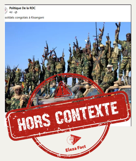 Hors contexte, cette image ne montre pas des FARDC à Kisangani en 2026, mais des soldats tchadiens au Nigeria en 2015