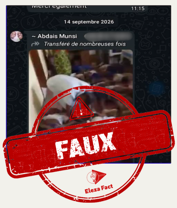 Faux, ces enfants ne sont pas morts à cause du vaccin contre Ebola, mais dans l’incendie d’une école à Bukavu